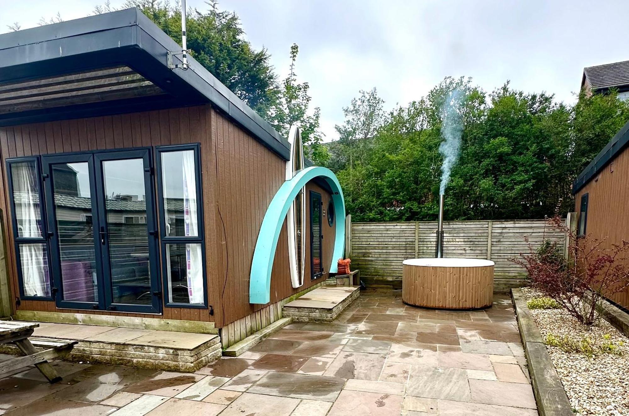 Elletson Park Wood Fired Hot Tubs, Caravans & Pods Pilling Dış mekan fotoğraf